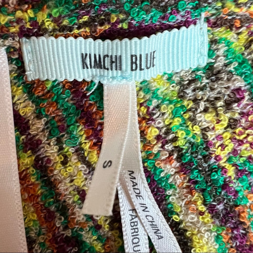 Kimchi Blue Urban Outfitters Rainbow Hue Knit Halter Top Backless Size Small - Picture 11 of 12